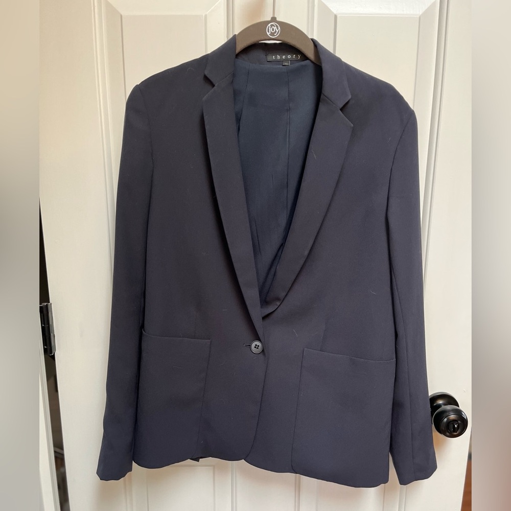 Theory Navy Blazer, 00
